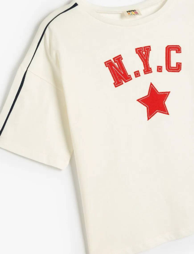 Resim Koton Kız Çocuk T-shirt 5SKG10326AK