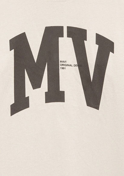Resim Mavi Mv Logo Erkek Çocuk T-shirt M6610213-70144