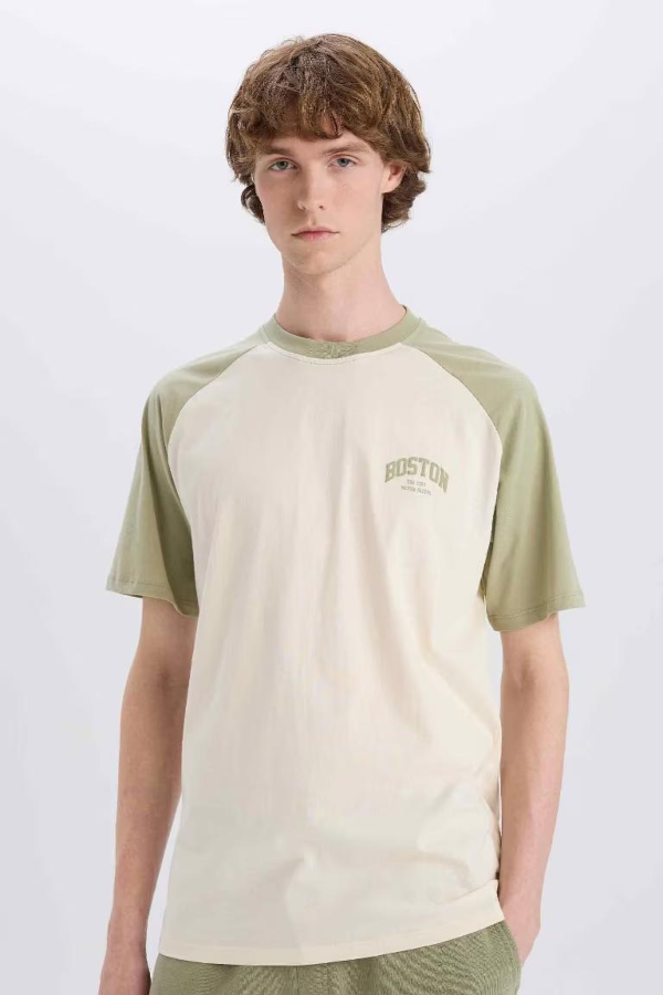 Resim Defacto Erkek  T-shirt D5569AXKH471