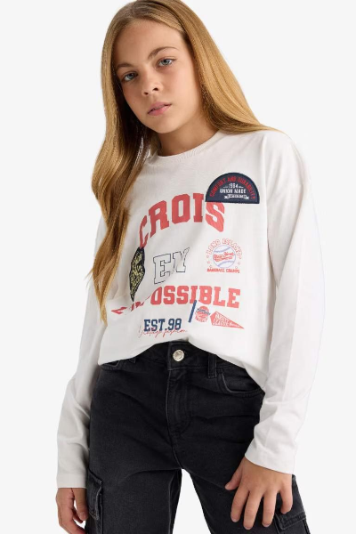 Resim Defacto Kız Çocuk  Sweat F7581A8/ER105