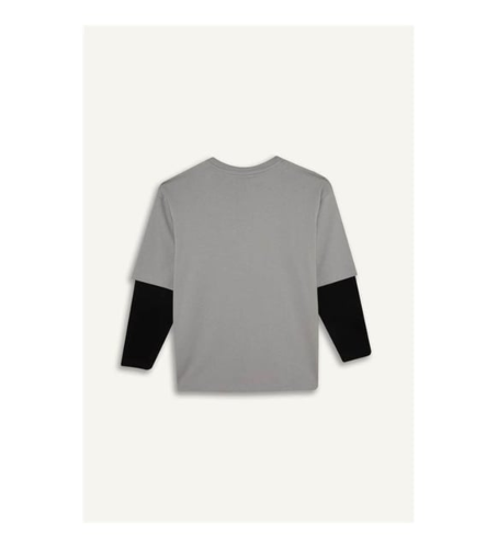 Resim Defacto Erkek Çocuk Uzun Kol T-shirt E9590A8/GR160