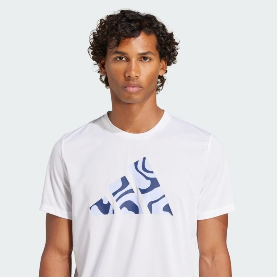 Resim Adidas Run It Bl Tee M Erkek T-shirt JD2333