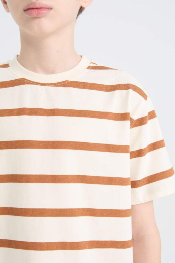Resim Defacto Erkek Çocuk Kısa Kol T-shirt D9491A8ER118