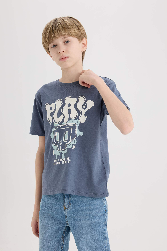 Resim Defacto Erkek Çocuk Kısa Kol T-shirt D9283A8IN267