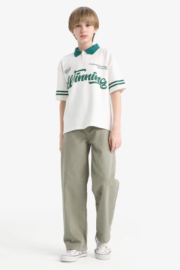 Resim Defacto Erkek Çocuk Kısa Kol T-shirt D9181A8ER105