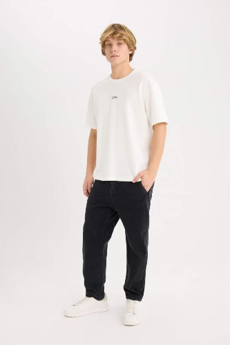 Resim Defacto Erkek  T-shirt D6946AXER105