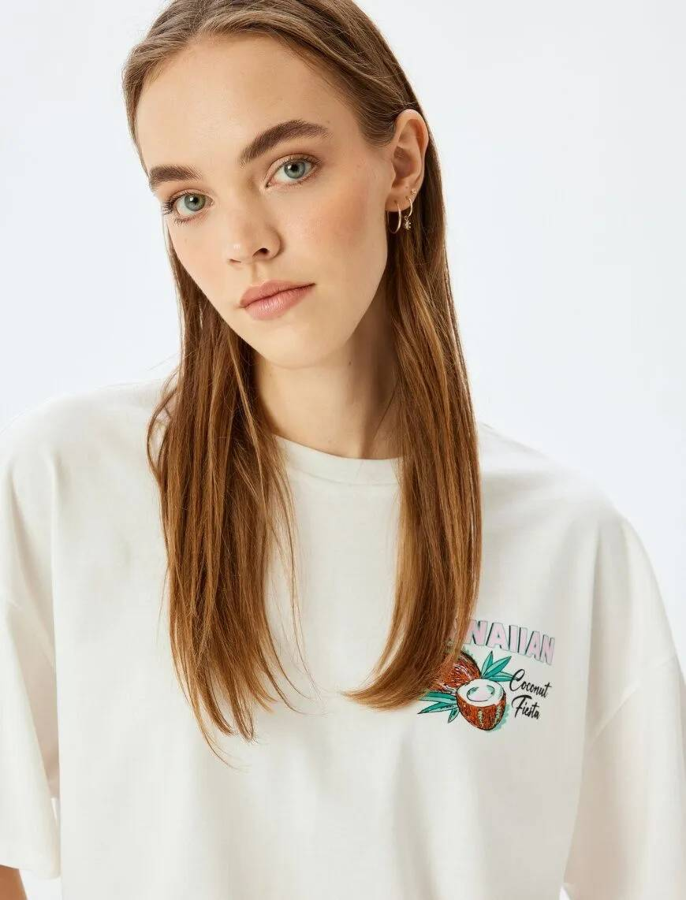 Resim Koton Kadın T-shirt 5SAL10244IK