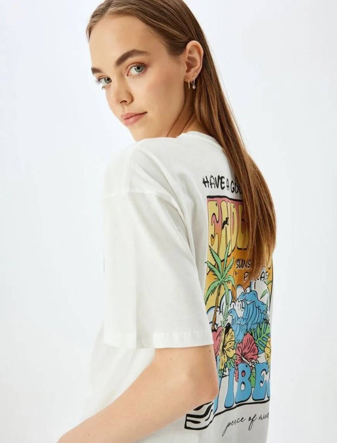 Resim Koton Kadın T-shirt 5SAL10245IK