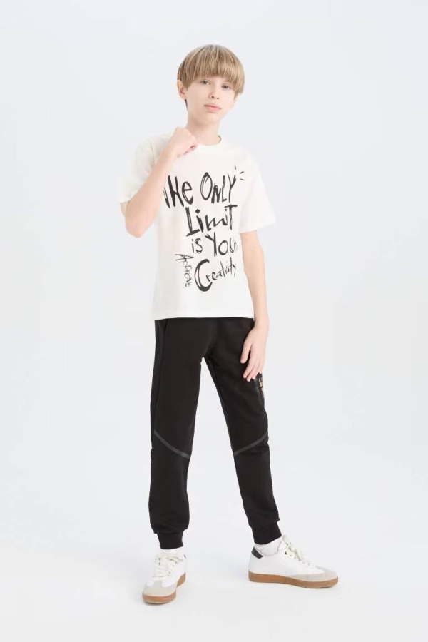 Resim Defacto Erkek Çocuk Kısa Kol T-shirt E0963A8WT32