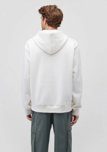 Resim Mavi Kapüşonlu  Loose Erkek Sweat M0S10275-70057