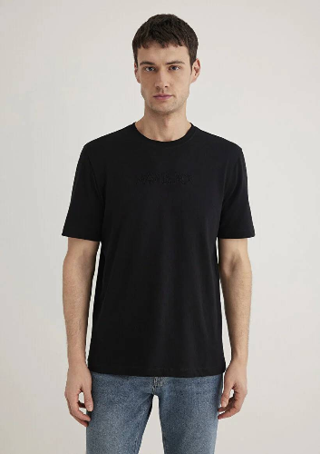 Resim Mavi Regular Erkek  T-shirt M0612644-900