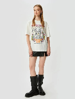 Resim Koton Kadın T-shirt 5SAL10018IK