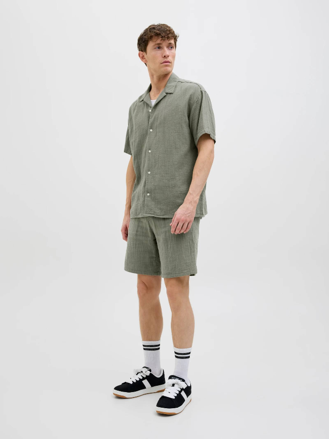 Resim Jack & Jones Jpstjaıden Patras Jogger Short Srt Erkek Kot&Kanvas Şort 12274758