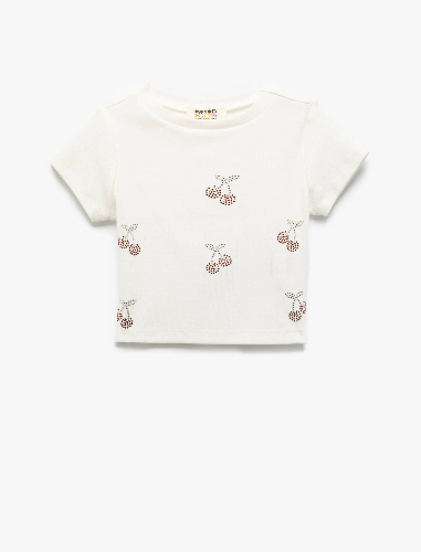 Resim Koton Kız Çocuk T-shirt 5SKG10165AK