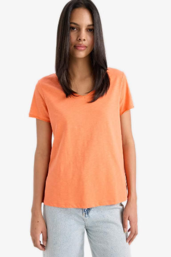 Resim Defacto Kadın T-shirt K1507AZ/OG567