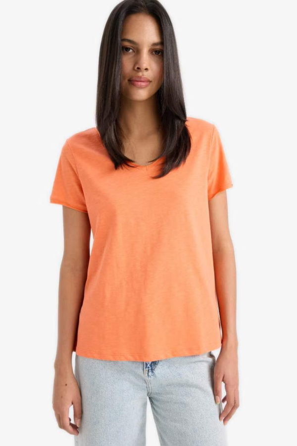 Resim Defacto Kadın T-shirt K1507AZ/OG567