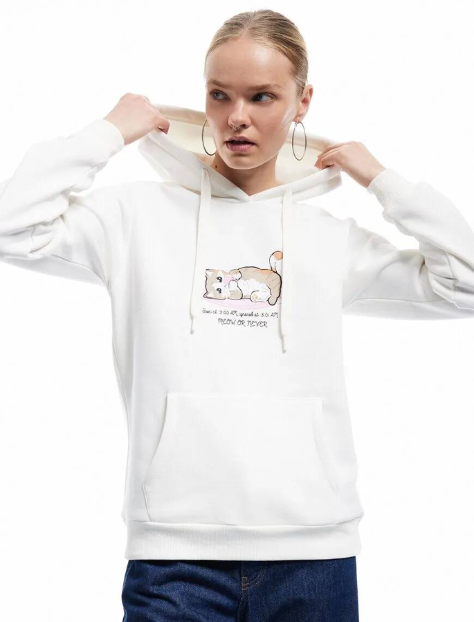 Resim Koton Kadın Sweat 6Wal10147Ik
