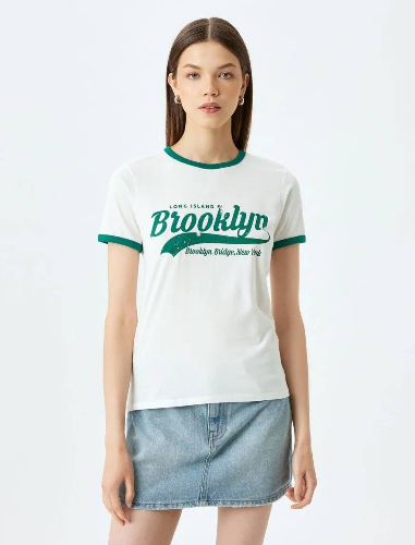 Resim Koton Kadın T-shirt 5SAL10165IK