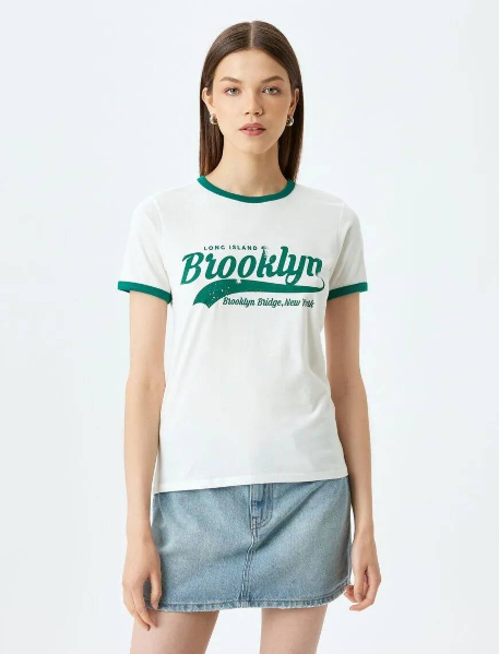 Resim Koton Kadın T-shirt 5SAL10165IK
