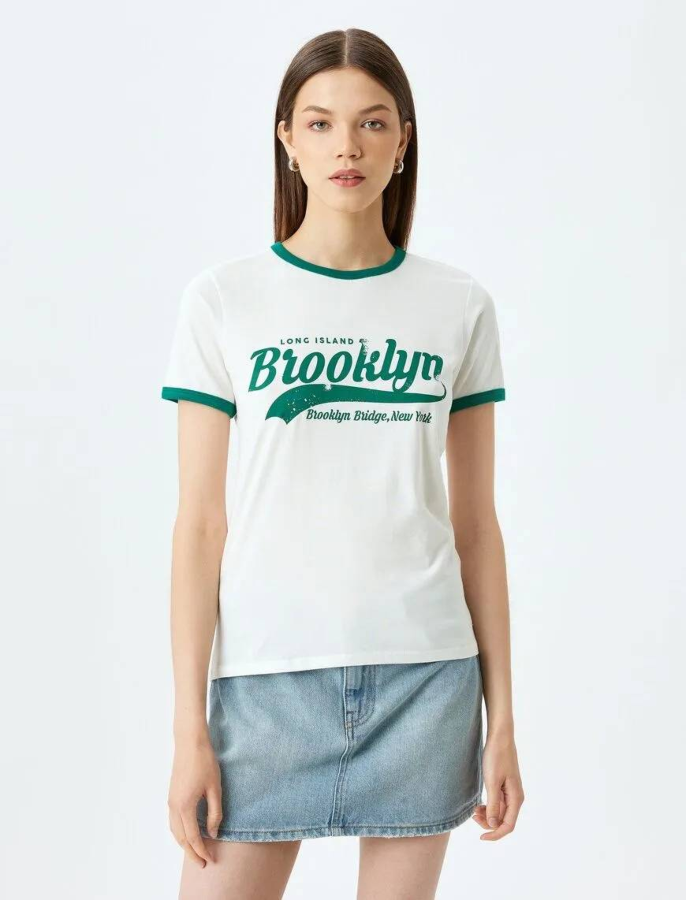Resim Koton Kadın T-shirt 5SAL10165IK