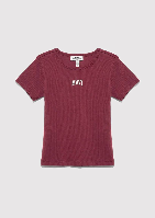 Resim Mavi Baskılı Kız Çocuk T-Shirt M7610350-70393