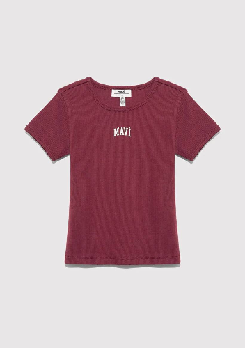 Resim Mavi Baskılı Kız Çocuk T-Shirt M7610350-70393