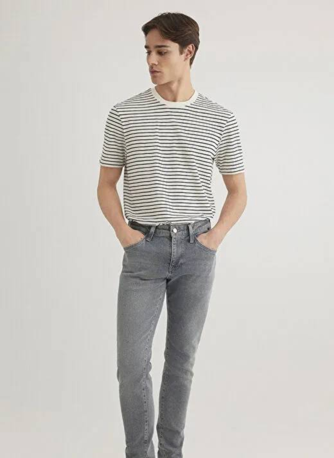 Resim Mavi Regular Erkek  T-shirt M0612618-70057