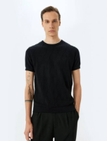 Resim Koton Erkek Triko T-shirt 5SAM70010HT