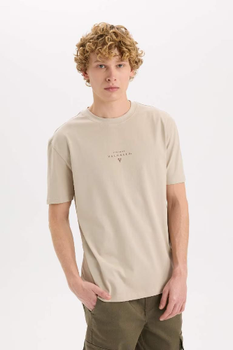 Resim Defacto Erkek  T-shirt D5462AXBG123