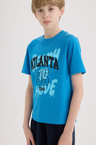 Resim Defacto Erkek Çocuk Kısa Kol T-shirt E0166A8/BE503