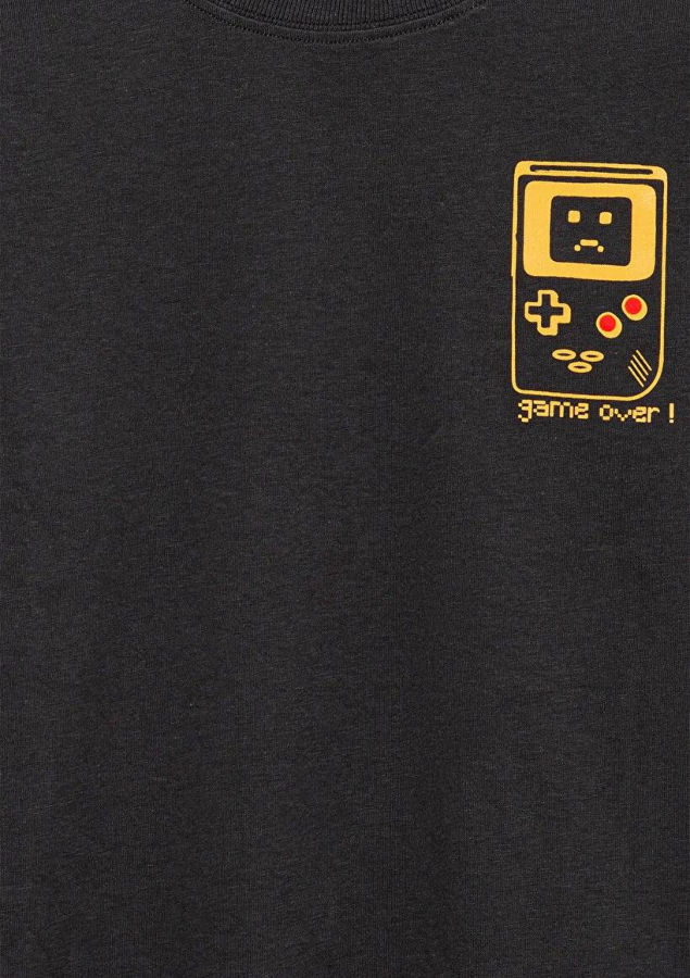 Resim Mavi Everyday Is A New Quest Baskılı Erkek Çocuk T-Shirt M6610257-70087
