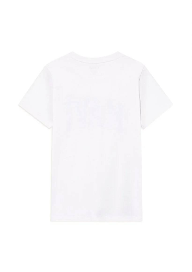 Resim Mavi Logo Baskılı Erkek Çocuk T-Shirt M6610030-620