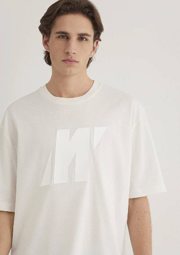 Resim Mavi Erkek T-shirt