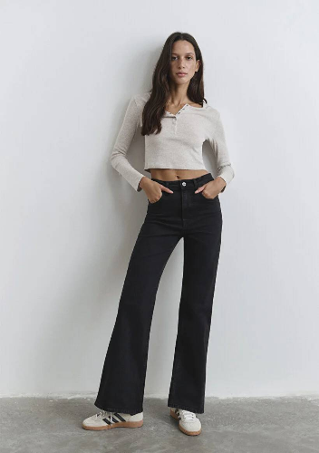 Resim Mavi Los Angeles Kadın Jean Pantolon M1010349-90511
