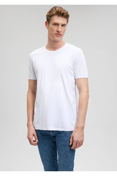 Resim Mavi  Erkek T-Shirt M063747-620