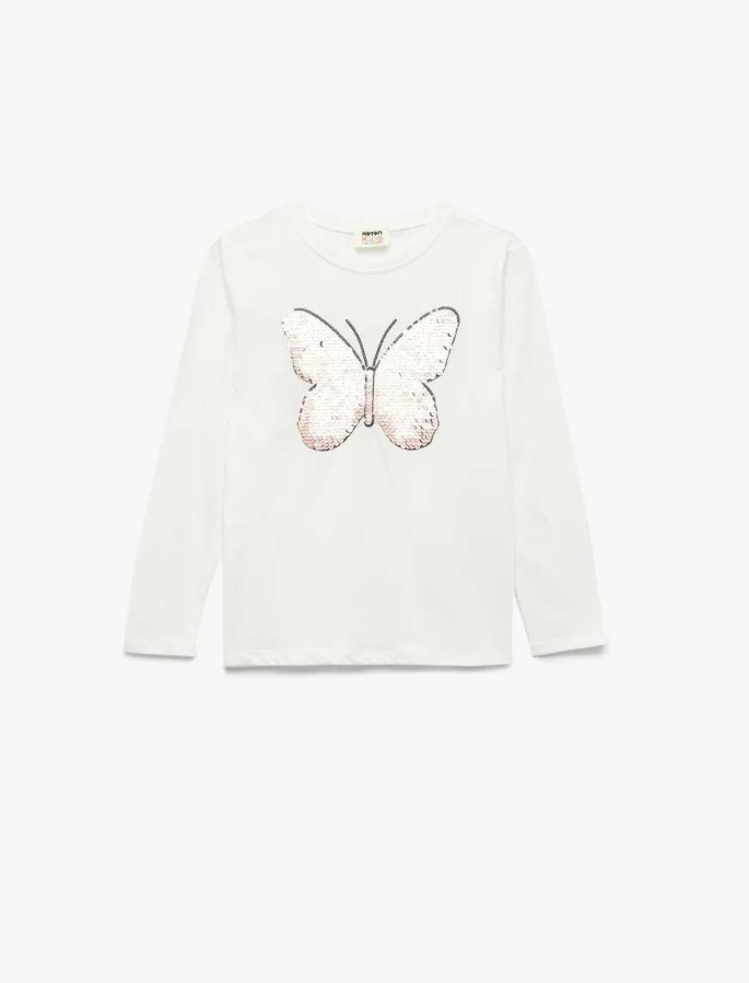 Resim Koton Kız Çocuk Sweat 6WKG10287AK