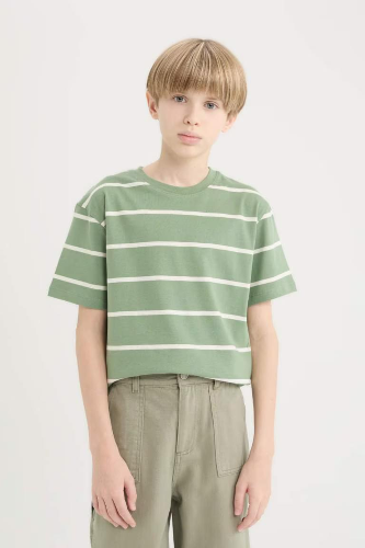 Resim Defacto Erkek Çocuk Kısa Kol T-shirt D7865A8GN1125