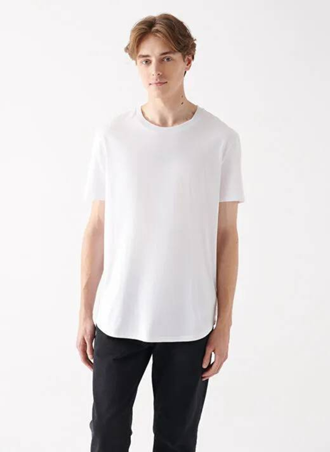 Resim Mavi Basıc Erkek T-Shirt M067082-620