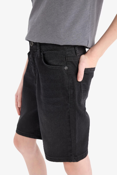 Resim Defacto Erkek Çocuk  Kot&Kanvas Şort D7898A8/NM40