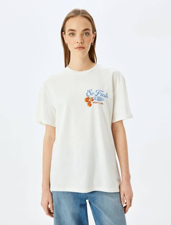 Resim Koton Kadın T-shirt 5SAL10248IK