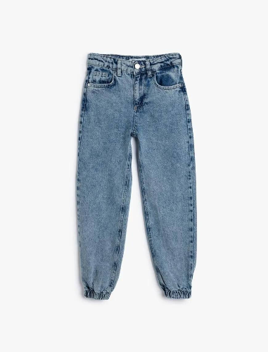 Resim Koton Kız Çocuk Jean Pantolon 5WKG40090AD