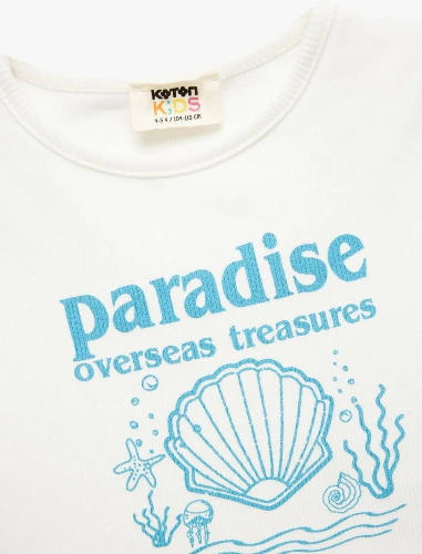 Resim Koton Kız Çocuk T-shirt 5SKG10047AK
