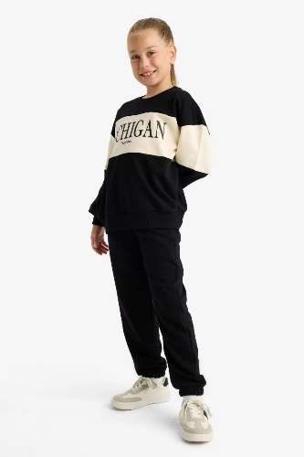 Resim Defacto Kız Çocuk  Sweat Takım E6418A8/BK81