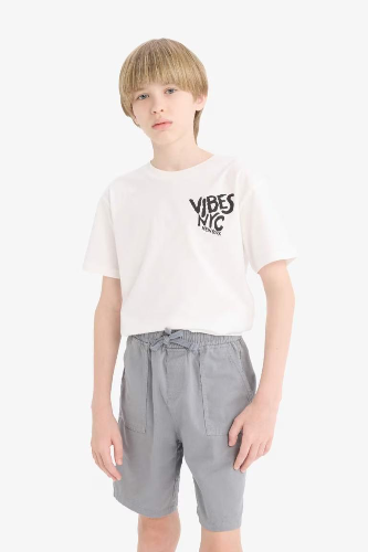 Resim Defacto Erkek Çocuk Kısa Kol T-shirt E6314A8WT32