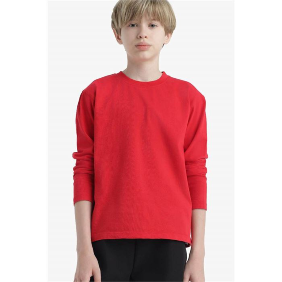 Resim Defacto Erkek Çocuk Uzun Kol T-shirt K1686A6/RD117