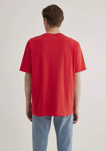 Resim Mavi Logo Nakışlı Erkek T-Shirt M067074-70471