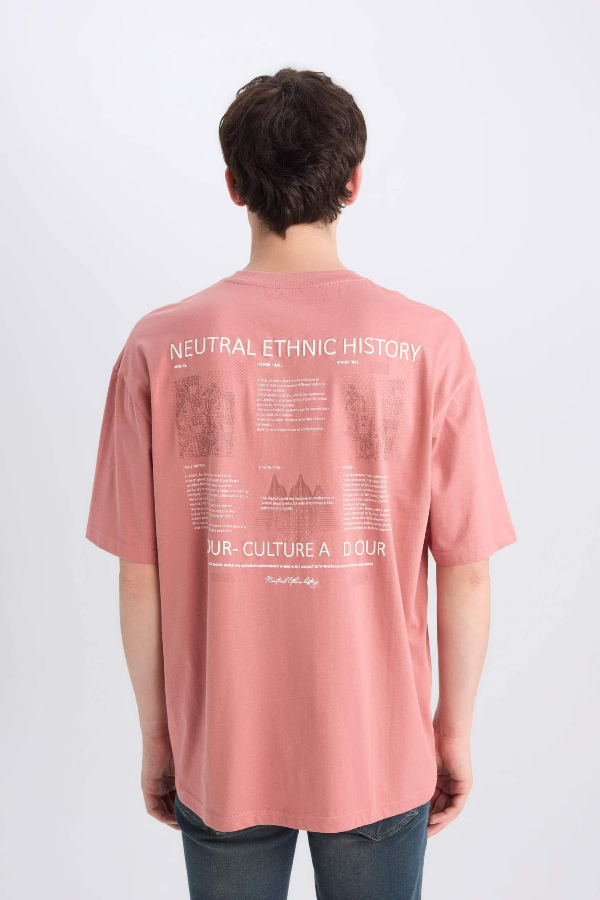 Resim Defacto Erkek  T-shirt E0589AX/BR287