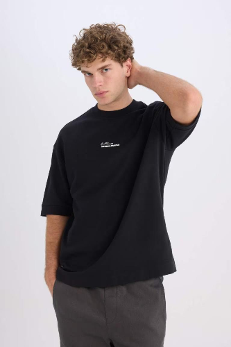 Resim Defacto Erkek  T-shirt D5496AXBK81