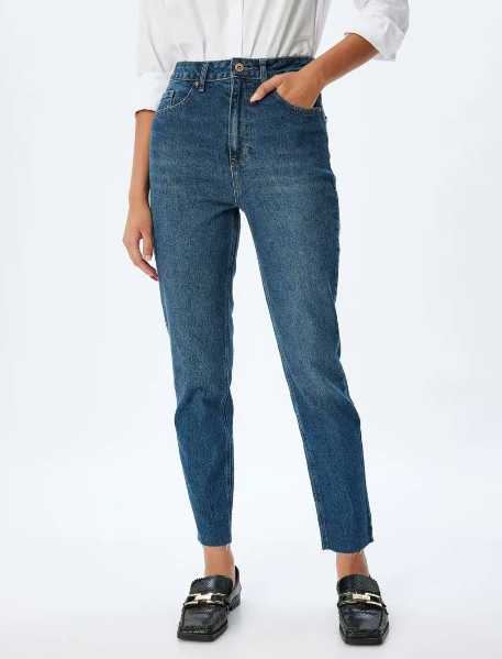 Resim Koton Kadın Jean Pantolon 5WAL40201MD