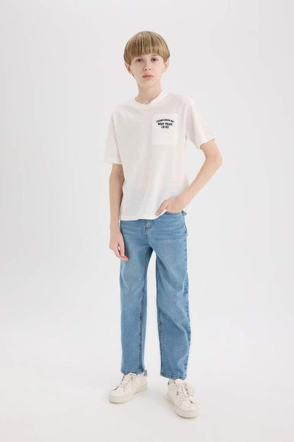 Resim Defacto Erkek Çocuk Kısa Kol T-shirt D9286A8ER105